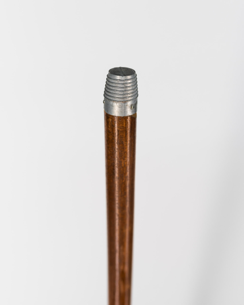 Besenstiel lackiert 1500 x 24 mm, Gewinde